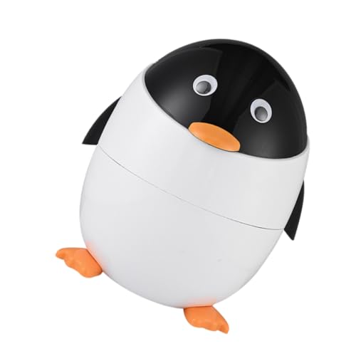 PRETYZOOM Niedlicher Pinguin Mülleimer mit Deckel Tierförmiger Abfalleimer für Kinderzimmer Wohnzimmer und Moderner Dekorativer Müllbehälter im Minimalistischen PRETYZOOM Niedlicher Pinguin Mülleimer mit Deckel Tierförmiger Abfalleimer für Kinderzimmer Wohnzimmer und Moderner Dekorativer Müllbehälter im Minimalistischen von PRETYZOOM