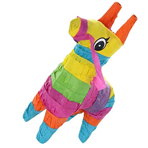 PRETYZOOM Piñata Spielzeug Pinatas Fiesta-Taco-Partyzubehör Mini handgefertigte Pinata aus Papier Spiel-Requisite Karikatur Alpaka Mexiko Spiel Requisiten Kind Kopierpapier von PRETYZOOM