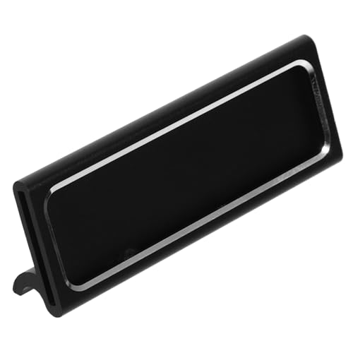 PRETYZOOM Preisanzeigetafel Namensschild Für Schreibtisch Namensschilder Für Schreibtische Schreibtisch -tags Schreibtisch Namensschild Aluminiumlegierung Black von PRETYZOOM