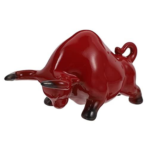 PRETYZOOM Rot Ochsenschmuck Für Zuhause Büro Desktop Dekoration Kreatives Ornament Heimbedarf Ochsenornament PRETYZOOM Rot Ochsenschmuck Für Zuhause Büro Desktop Dekoration Kreatives Ornament Heimbedarf Ochsenornament von PRETYZOOM