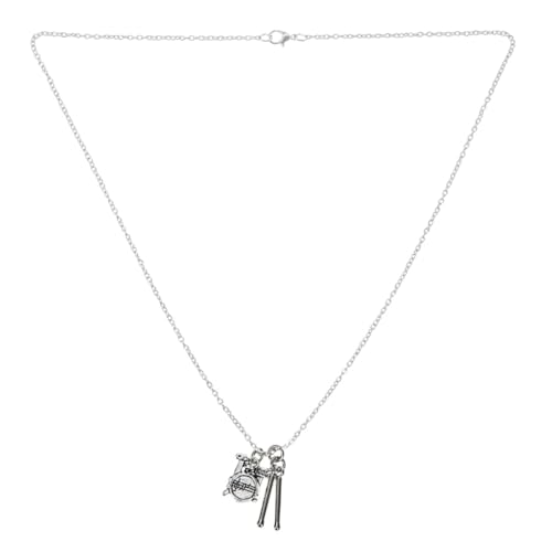 PRETYZOOM Schlagzeug-Halskette Schmuck Armbänder dicke Armbänder Plüschdekoration Schlagzeug Halskette Rockmusik Schmuck hängende Trommelkette Trommeldesign zum Aufhängen Legierung Silver PRETYZOOM Schlagzeug-Halskette Schmuck Armbänder dicke Armbänder Plüschdekoration Schlagzeug Halskette Rockmusik Schmuck hängende Trommelkette Trommeldesign zum Aufhängen Legierung Silver von PRETYZOOM