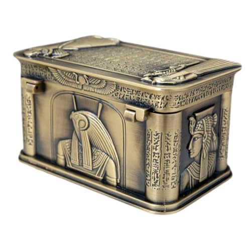 PRETYZOOM Schmuckschatulle Im Vintage-stil Aus Metall Ägyptische Sphinx Schmuck-organizer PRETYZOOM Schmuckschatulle Im Vintage-stil Aus Metall Ägyptische Sphinx Schmuck-organizer von PRETYZOOM
