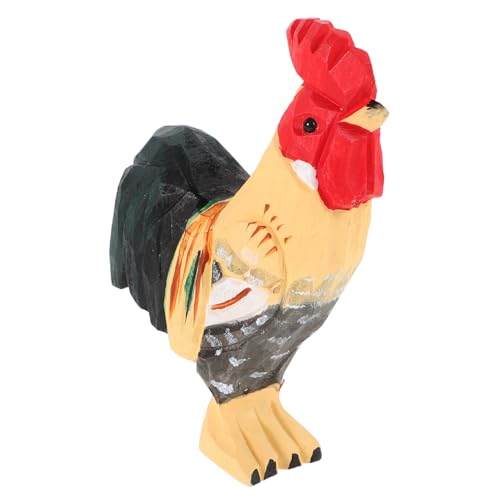 PRETYZOOM Schnitzereien Aus Holz Holzfigur Dekoration Hahnfigurenstatuen Hahn-skulpturen Dekoratives Hahndekor Tierfiguren Schreibtisch Hahn Aus Holz Realistischer Hahn Hölzern Yellow PRETYZOOM Schnitzereien Aus Holz Holzfigur Dekoration Hahnfigurenstatuen Hahn-skulpturen Dekoratives Hahndekor Tierfiguren Schreibtisch Hahn Aus Holz Realistischer Hahn Hölzern Yellow von PRETYZOOM