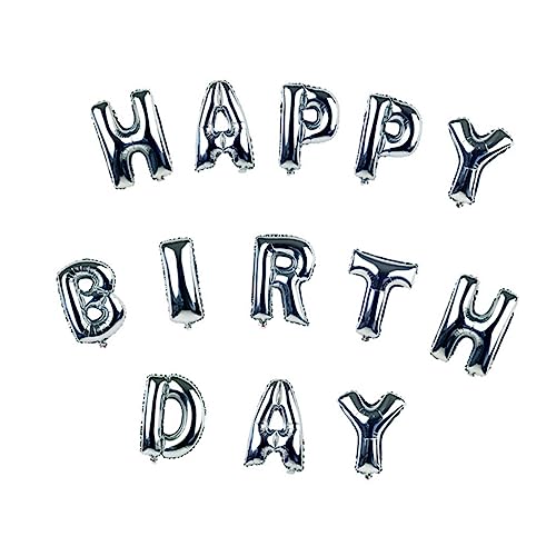 PRETYZOOM Alphabet Ballons Happy Birthday Party Deko Folienballon Perfekte Dekoration Für Geburtstagsfeiern Und Festlichkeiten Langlebig Und Auffällig PRETYZOOM Alphabet Ballons Happy Birthday Party Deko Folienballon Perfekte Dekoration Für Geburtstagsfeiern Und Festlichkeiten Langlebig Und Auffällig von PRETYZOOM