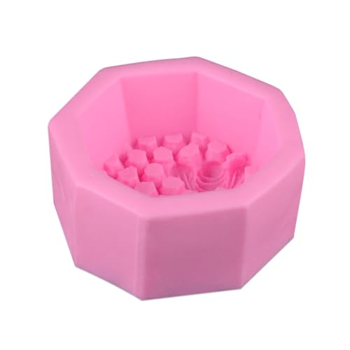 PRETYZOOM Silikon Bienenwaben Fondantform Kreative Wiederverwendbare Dekorationsform für Desserts Kuchen und Seifen Stabile Sichere und Gesunde Materialien Pinke Farbe PRETYZOOM Silikon Bienenwaben Fondantform Kreative Wiederverwendbare Dekorationsform für Desserts Kuchen und Seifen Stabile Sichere und Gesunde Materialien Pinke Farbe von PRETYZOOM