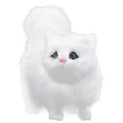 PRETYZOOM Simulation Katzen Ornamente Katzendekoration Katzenfiguren Zur Dekoration Katzenverzierung Für Den Tisch Kleine Katzenfigur Desktop- Requisite Für Katzenfotos Plastik Weiß PRETYZOOM Simulation Katzen Ornamente Katzendekoration Katzenfiguren Zur Dekoration Katzenverzierung Für Den Tisch Kleine Katzenfigur Desktop- Requisite Für Katzenfotos Plastik Weiß von PRETYZOOM
