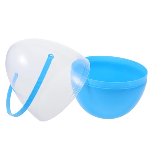 PRETYZOOM Simulierte Eierdekoration befüllbar Party Form Große Eier Jumbo-Eier riesiger Osterei nachfüllbares Ei Plastikeier Große Ostereier aus Plastik öffenbare Eier Ostern großes Ei Abs von PRETYZOOM