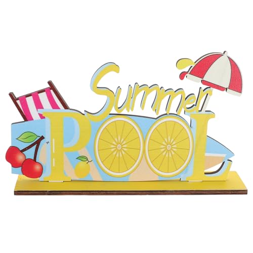 PRETYZOOM Sommer-Alphabet-Ornament Luau-Party-Tischschild Schmuck für zu Hause Wand Luau Party Dekoration Leichtgewichtige Dekoration Desktop-Dekoration Hawaii Party herzstück Holz Yellow PRETYZOOM Sommer-Alphabet-Ornament Luau-Party-Tischschild Schmuck für zu Hause Wand Luau Party Dekoration Leichtgewichtige Dekoration Desktop-Dekoration Hawaii Party herzstück Holz Yellow von PRETYZOOM