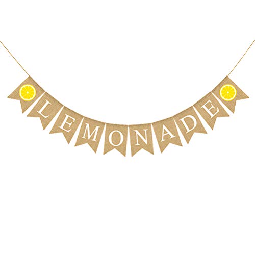 PRETYZOOM Sommer-Thema-Banner mit Zitronen-Motiv, Wimpelkette, Girlande für Kinder, Babyparty, Geburtstag, Hawaii-Themenparty-Dekorationen PRETYZOOM Sommer-Thema-Banner mit Zitronen-Motiv, Wimpelkette, Girlande für Kinder, Babyparty, Geburtstag, Hawaii-Themenparty-Dekorationen von PRETYZOOM