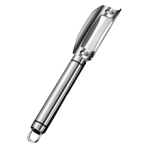 PRETYZOOM Sparschäler Wmf Multifunktionaler Obstkartoffelschäler Kürbisschalenschäler Kochschäler Zuckerrohrschäler Gemüseschärfer Ananasschäler Für Die Küche Haushaltsschäler Rostfreier Stahl Silver von PRETYZOOM