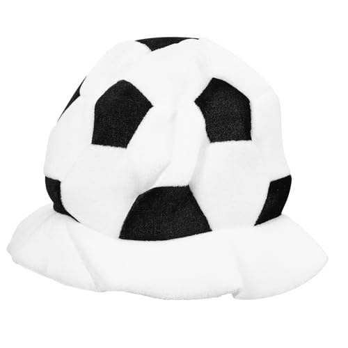 PRETYZOOM Fußball-kopfbedeckung Plüschhut Einheitsgröße Sport-partyhut Lustige Fußball-kopfbedeckung Für Jungen PRETYZOOM Fußball-kopfbedeckung Plüschhut Einheitsgröße Sport-partyhut Lustige Fußball-kopfbedeckung Für Jungen von PRETYZOOM