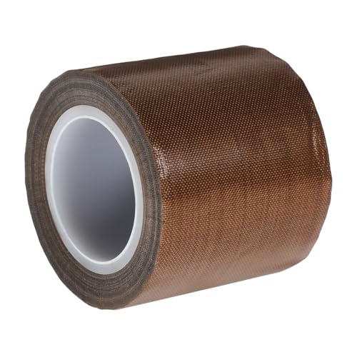 PRETYZOOM Teflonband Klebstoff Beständig Wärmeband Wärmeübertragungsband hochtemperatur klebeband PTFE Klebeband Thermisches Isolierband PTFE-Bänder Hochtemperaturband Glasfaser Light Brown PRETYZOOM Teflonband Klebstoff Beständig Wärmeband Wärmeübertragungsband hochtemperatur klebeband PTFE Klebeband Thermisches Isolierband PTFE-Bänder Hochtemperaturband Glasfaser Light Brown von PRETYZOOM