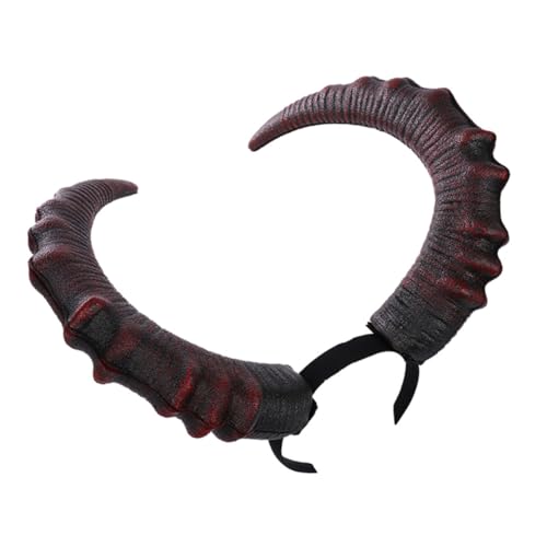 PRETYZOOM Teufelshorn Stirnband Modisches Cosplay Hörner Haarreif Vielseitiger Kopfschmuck für Halloween Karneval Themenparty und Fotoshooting Bequem und Auffällig für Damen von PRETYZOOM
