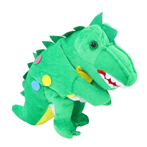 PRETYZOOM Tyrannosaurus-hut Kappe Dinosaurierkostüm Für Figuren Kopfbedeckung in Tierkopfform Cosplay-kopfbedeckung Party-kopfbedeckung Kostümhut Tierkostüm Hut Pp Baumwolle Green von PRETYZOOM