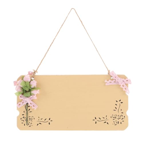 PRETYZOOM Unfertiges Holzschild Zum Aufhängen Blanke Holztafeln Zum Basteln Rechteckige Holzbretter Mit Schnur Für Hochzeit Küche Zuhause Party-Dekoration von PRETYZOOM