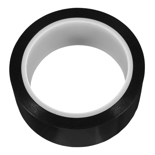 PRETYZOOM Verdunkelungsband Band mit hoher Hitze Hochtemperaturband Blockieren Sie das Klebeband LED-Lichtblockierende Aufkleber Whiteboard-Klebeband Lichtblocker das Haustier Schwarz von PRETYZOOM