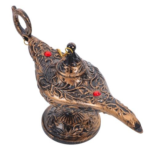 PRETYZOOM Vintage Arabische Lampe Figur Requisiten Für Arabische Kostüme Tischdekoration Hochzeitsmittelstücke Partydekoration Cosplay Zubehör Lampenskulptur PRETYZOOM Vintage Arabische Lampe Figur Requisiten Für Arabische Kostüme Tischdekoration Hochzeitsmittelstücke Partydekoration Cosplay Zubehör Lampenskulptur von PRETYZOOM