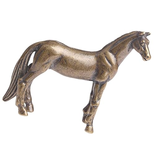 PRETYZOOM Vintage Messing-pferdestatue Einzigartige Pferdeform Dekoration Für Teehaustiere Handgefertigt Dekoratives Pferdeornament Stilvoll Für Die Schreibtischdekoration PRETYZOOM Vintage Messing-pferdestatue Einzigartige Pferdeform Dekoration Für Teehaustiere Handgefertigt Dekoratives Pferdeornament Stilvoll Für Die Schreibtischdekoration von PRETYZOOM