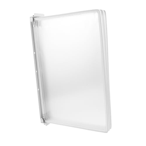 PRETYZOOM Wandhängendes Aktenablage Organizer Seiten Flip Display Dokumentenhalter aus Robustem für Büro und Bibliothek Platzsparend Transparent PRETYZOOM Wandhängendes Aktenablage Organizer Seiten Flip Display Dokumentenhalter aus Robustem für Büro und Bibliothek Platzsparend Transparent von PRETYZOOM