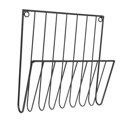 PRETYZOOM Wandmontierter Metall Draht Magazinhalter Stabiler Wand Organizer für Zeitungen Bücher und Dokumente Platzsparendes Design für Büro und Zuhause PRETYZOOM Wandmontierter Metall Draht Magazinhalter Stabiler Wand Organizer für Zeitungen Bücher und Dokumente Platzsparendes Design für Büro und Zuhause von PRETYZOOM