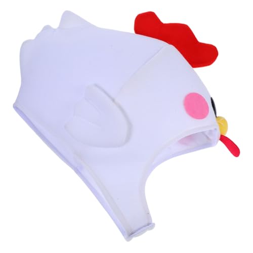 PRETYZOOM Weicher Gelber Kükenplüschhut Niedliches Party Cosplay Zubehör Fotorequisite für Halloween und Ostern Tierkopfbedeckung für Damen und Mädchen für Kostümfeste und Fotosessions von PRETYZOOM