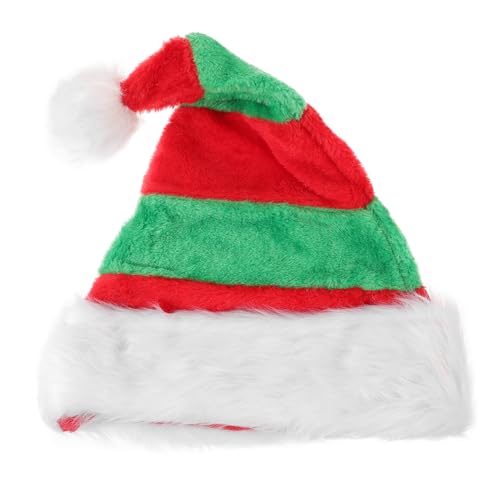 PRETYZOOM Weihnachts Mann Hut Weihnachtsmütze Weihnachtsmann-mütze Flauschige Weihnachtskopfbedeckung Weihnachtsfeierhüte Feiertagshüte Partyhut Weihnachtsbaum Fräulein Plüsch von PRETYZOOM