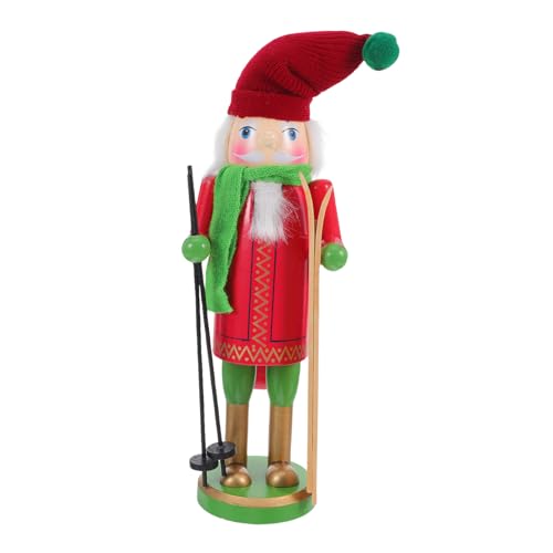PRETYZOOM Weihnachtsdekoration Holzfigur Traditionelles Ornament für Weihnachtsbaum Tischmittelpunkt oder Sammlerstück Verbessert die Festliche Jedem PRETYZOOM Weihnachtsdekoration Holzfigur Traditionelles Ornament für Weihnachtsbaum Tischmittelpunkt oder Sammlerstück Verbessert die Festliche Jedem von PRETYZOOM