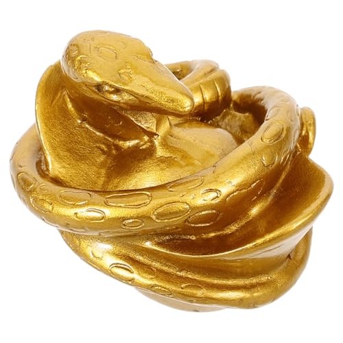 PRETYZOOM Zierliche Schlangenstatue aus Resin Tischdekoration für Jahr der Schlange Langlebig für Schreibtisch Geschenkidee für Freunde und Platzsparend PRETYZOOM Zierliche Schlangenstatue aus Resin Tischdekoration für Jahr der Schlange Langlebig für Schreibtisch Geschenkidee für Freunde und Platzsparend von PRETYZOOM
