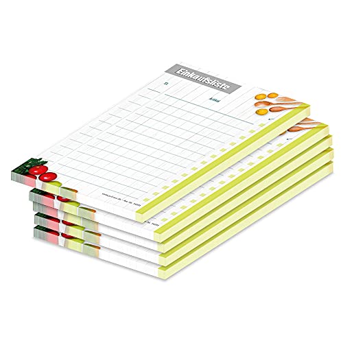 PRICARO Einkaufsliste "Frisches Gemüse", magnetisch, A6, 50 Blatt, 5 Stück PRICARO Einkaufsliste "Frisches Gemüse", magnetisch, A6, 50 Blatt, 5 Stück von PRICARO