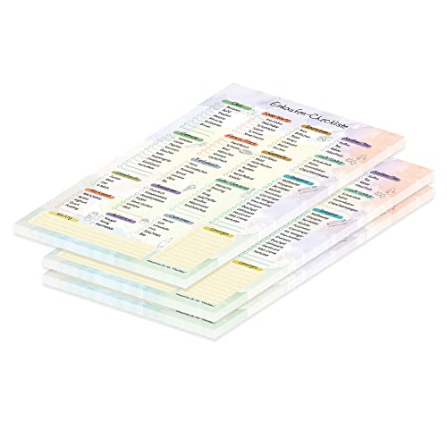 PRICARO Einkaufsliste System, "Checkliste", A5, 3 Stück von PRICARO