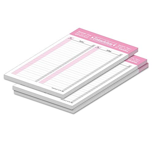 PRICARO Einkaufsliste "Typo", magnetisch, rosa, A5, 25 Blatt, 3 Stück PRICARO Einkaufsliste "Typo", magnetisch, rosa, A5, 25 Blatt, 3 Stück von PRICARO