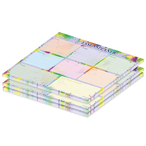 PRICARO Essensplaner "Splash", bunt, A4, 25 Blatt, 3 Stück PRICARO Essensplaner "Splash", bunt, A4, 25 Blatt, 3 Stück von PRICARO