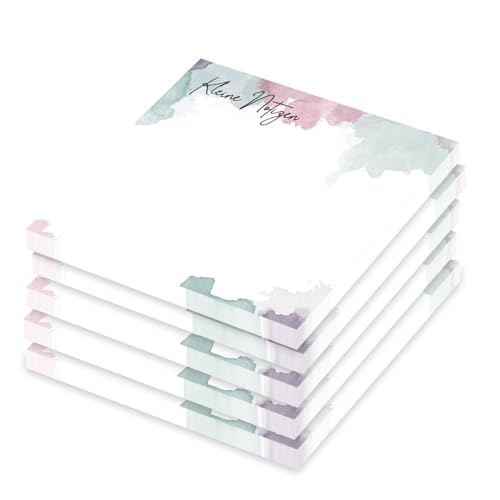 PRICARO Haftnotizen "Aquarell", 100 Blatt, 5 Stück 70 x 70 mm PRICARO Haftnotizen "Aquarell", 100 Blatt, 5 Stück 70 x 70 mm von PRICARO