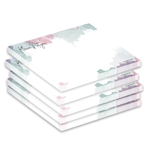 PRICARO Haftnotizen "Aquarell", 100 Blatt, 5 Stück von PRICARO