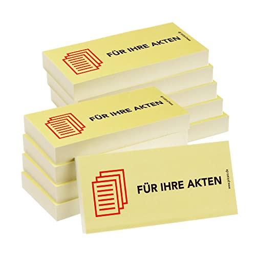 PRICARO Haftnotizen "Für Ihre Akten", 100 Blatt, 10 Stück PRICARO Haftnotizen "Für Ihre Akten", 100 Blatt, 10 Stück von PRICARO