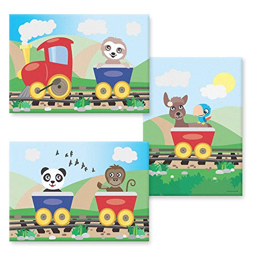PRICARO Leinwand Abenteuerreise, 20 x 30 cm, 3er Set PRICARO Leinwand Abenteuerreise, 20 x 30 cm, 3er Set von PRICARO
