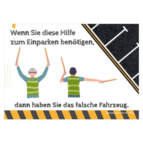 PRICARO Scheisse geparkt Flyer "Einparken", A6, 50 Stück PRICARO Scheisse geparkt Flyer "Einparken", A6, 50 Stück von PRICARO