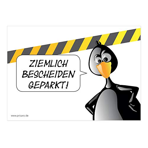 PRICARO Scheisse geparkt Flyer "Pinguin", A6, 50 Stück PRICARO Scheisse geparkt Flyer "Pinguin", A6, 50 Stück von PRICARO