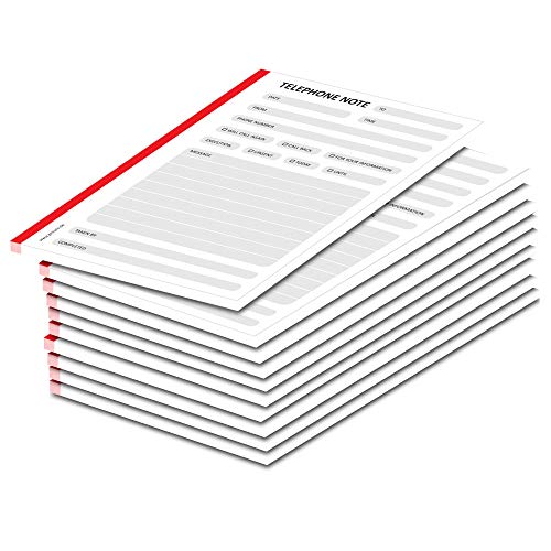 PRICARO Telephone Message, A6 unpunched, red, Set of 10 PRICARO Telephone Message, A6 unpunched, red, Set of 10 von PRICARO