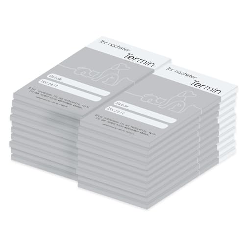 PRICARO Terminblock "One Line" Tierarzt, (20er Pack) von PRICARO