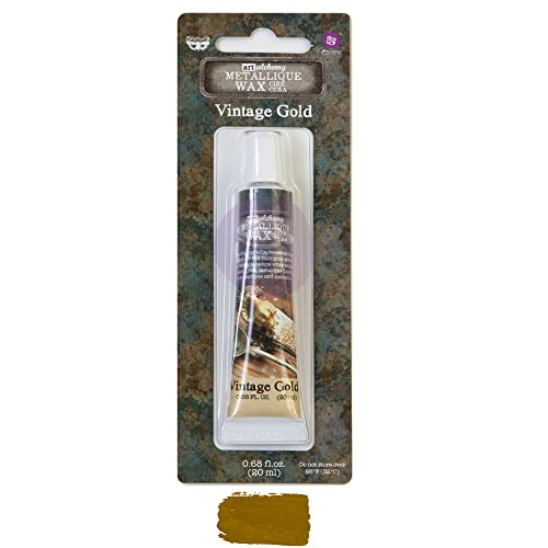 Prima Marketing Art Alchemy-Metallique Wachs, Vintage-Stil, goldfarben, 1 Stück von PRIMA MARKETING INC