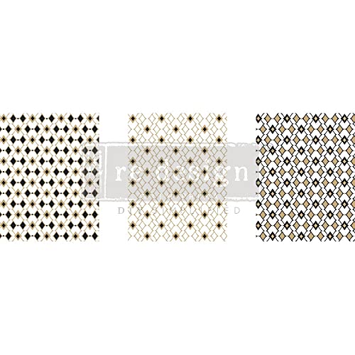 Prima Marketing Re-Design Decor Transfers 8.5"X11" 3/Sheets-Middy- Moroccan Diamonds von Redesign with Prima