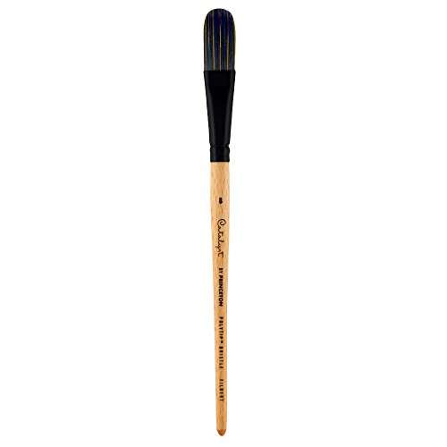 Princeton Catalyst Polytip Pinsel für Acryl und Öl, Serie 6450, kurzer Griff, Filbert, Größe 8 von Princeton Artist Brush