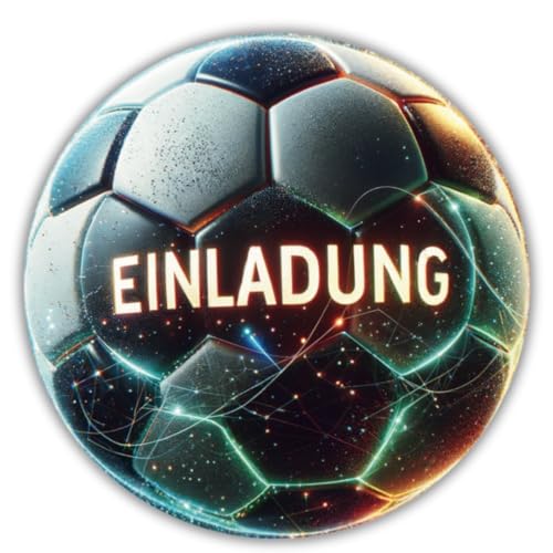 PRINTNOVIA 14x Fußball-Galaxie Einladungskarten für Kindergeburtstag – Coole Einladungen für Jungs und Mädchen – Perfekte Fußball-Partydekoration im galaktischen Design PRINTNOVIA 14x Fußball-Galaxie Einladungskarten für Kindergeburtstag – Coole Einladungen für Jungs und Mädchen – Perfekte Fußball-Partydekoration im galaktischen Design von PRINTNOVIA