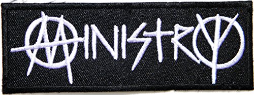 MINISTRY Punk Rock Heavy Metal Music Band Logo Jacket T shirt Patch Sew Iron on Embroidered Symbol Badge Cloth Sign Costume By Prinya Shop by PRINYA MUSIC PATCH von PRINYA MUSIC PATCH