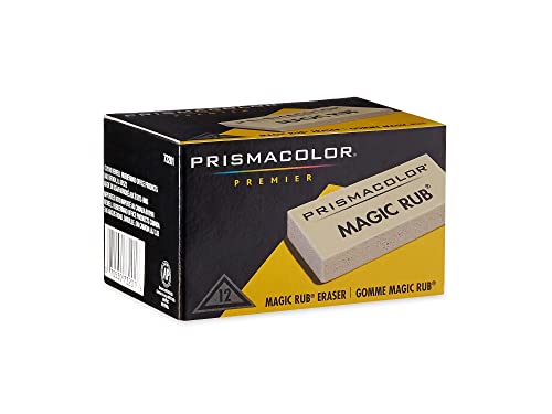 Magic Rub-Radierer (12er-Set) von Prismacolor von PRISMACOLOR