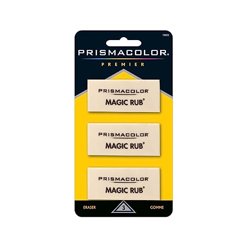 PRISMACOLOR Premier Magic Rub Vinyl-Radiergummis, 3 Stück von PRISMACOLOR