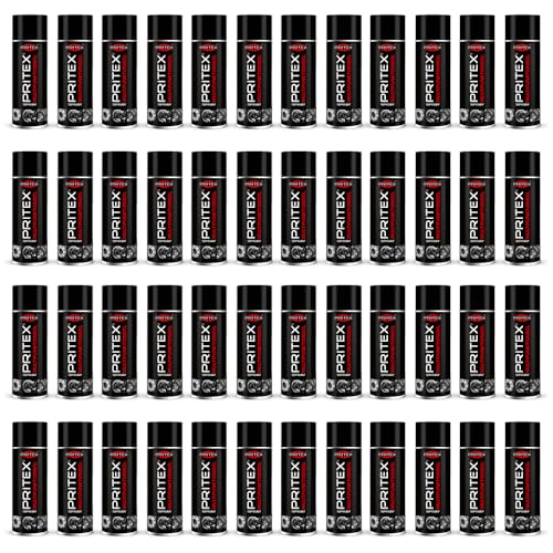 Multifunktionsöl Spray 48 x 400 ml Kriechöl Rostlöser Schmierstoff für Korrosionsschutz, Schmierung, Reinigung, Rostentfernung und Kontaktspray von PRITEX