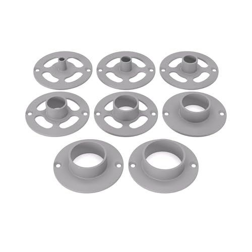 PRIWAS Kopierhülsen-Set passend für Festool OF900/OF1000/OF1010 | Kopierringe passend für Festool Oberfräsen (Set 1: 10/15/20/25/30/35/40/45) von PRIWAS