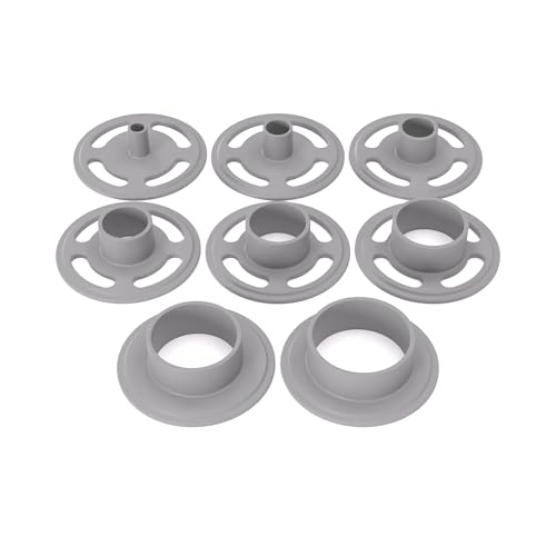 PRIWAS Kopierhülsen-Set passend für Makita RP/RT/3612/3620 | Kopierringe passend für Makita Oberfräsen (Set 1: 10/15/20/25/30/35/40/45) von PRIWAS